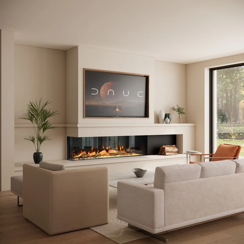 VirgoYM Series 3 Sided Electric Fireplace best