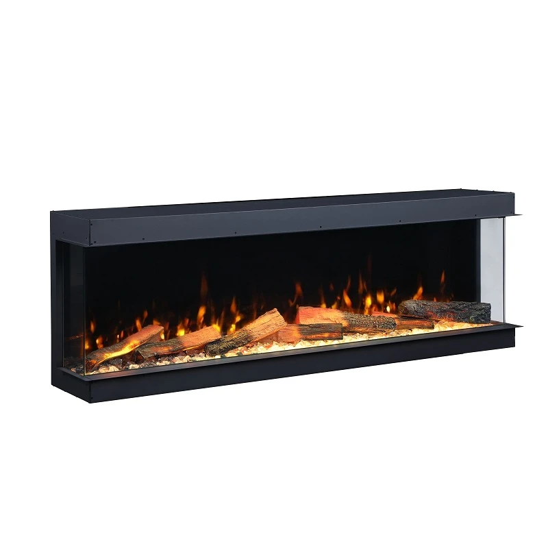 VirgoYM Series 3 Sided Electric Fireplace